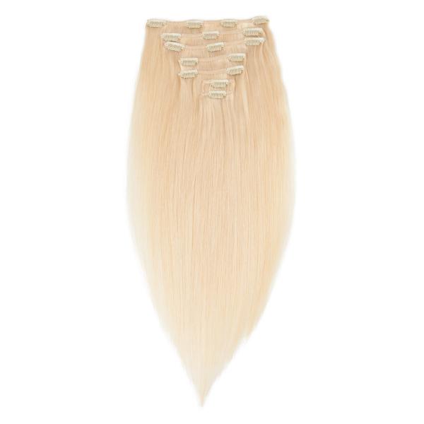 Rapunzel Clip-On Set Europeiskt 613 Light Golden Blond 50cm