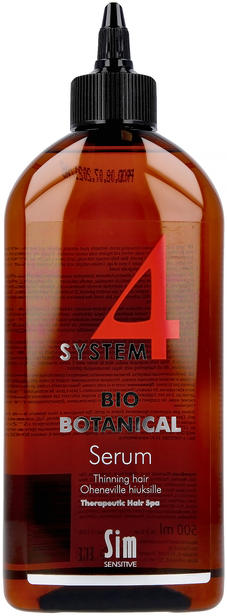 Sim Sensitive System 4 Bio Botanical Serum 500ml