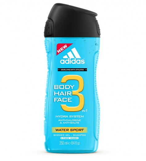 Adidas Water Sport Hair & Body Shower Gel 250ml
