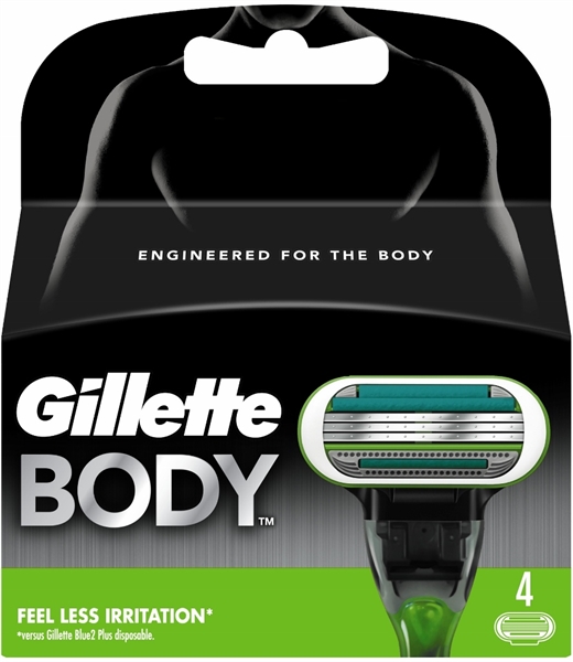 Gillette BODY Blades 4-pack