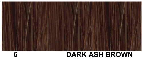 American Dream QuickFix clip-in Silky Straight 6 Dark Ash Brown 61cm