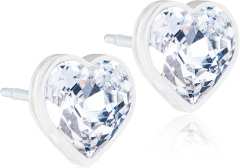 Blomdahl Medicial Plastic Heart 6mm Crys