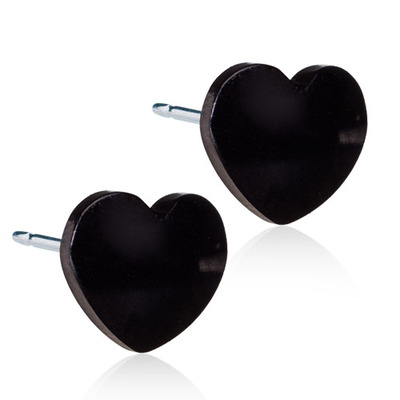 Blomdahl Black Titanium Heart 5mm