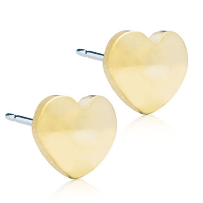 Blomdahl Golden Titanium Heart 5mm