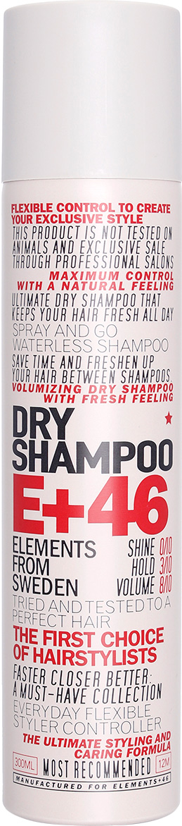 E+46 Opigmenterat Torr Shampoo 300ml
