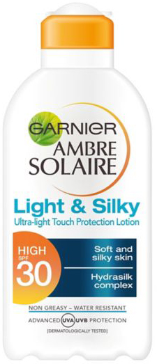 Garnier Ambre Solaire Light & Silky Milk SPF30