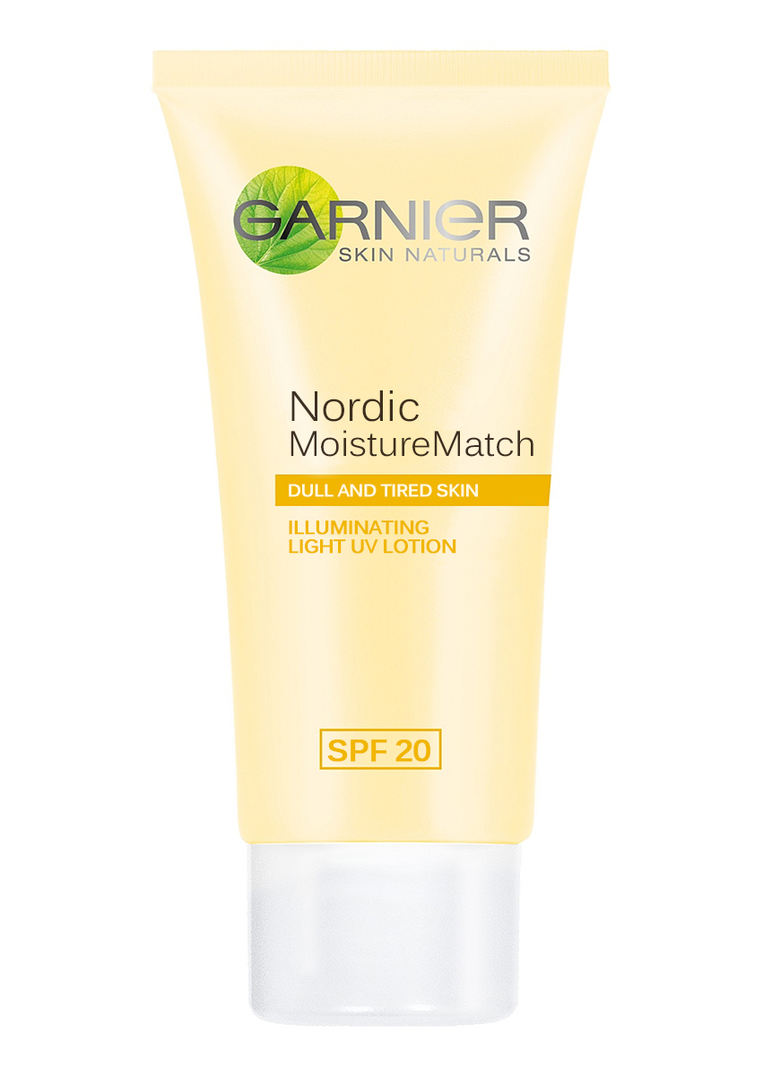 Garnier Nordic Moisture Match Illuminating Light Uv Lotion Spf20