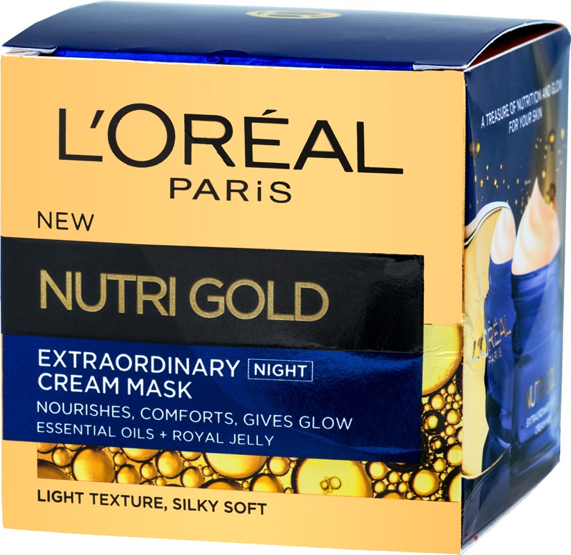 Loreal Nutri Gold Nightcream Mask 50ml