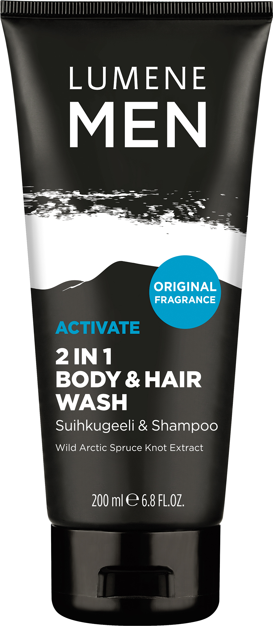 Lumene For Men Activate 2 in1 body & hair wash 200ml
