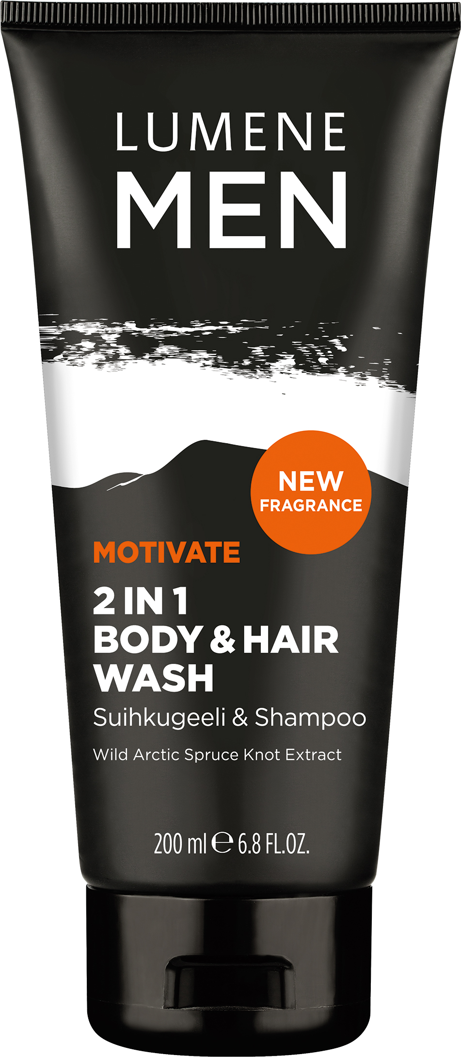 Lumene For Men Motivate 2 in 1 Body & Hair Wash 200ml