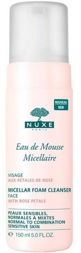 NUXE Micellar Foam Cleanser with Rose Petals