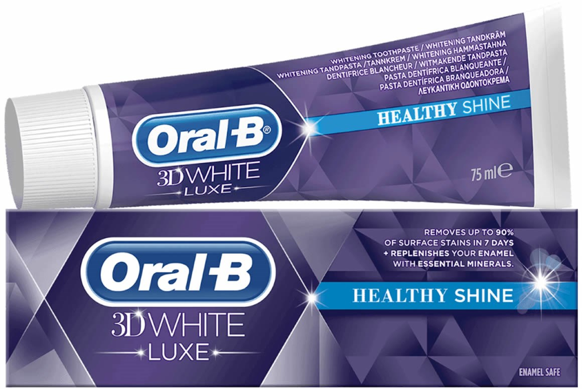 Oral B 3D White Luxe Healthy 75ml