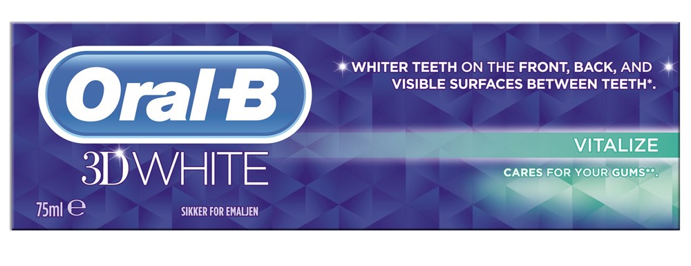 Oral B 3D White Luxe Vitalize 75ml