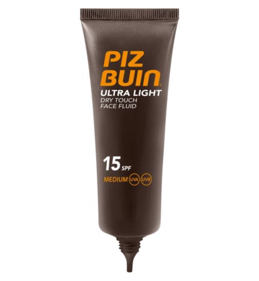 Piz Buin SPF15 Ultra Light Dry Touch Face Fluid 50ml