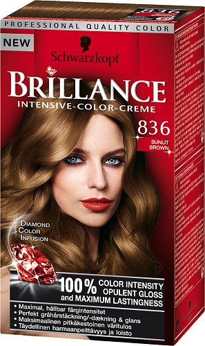 Schwarzkopf Brillance Intensive Color Creme 836 Sunlit Brown
