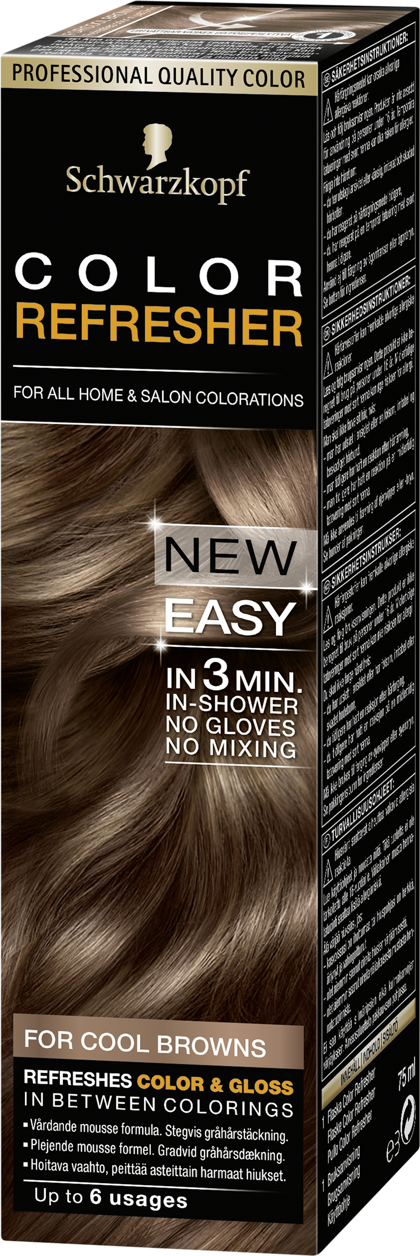 Schwarzkopf Color Refresher Mousse For Cool Browns 75ml