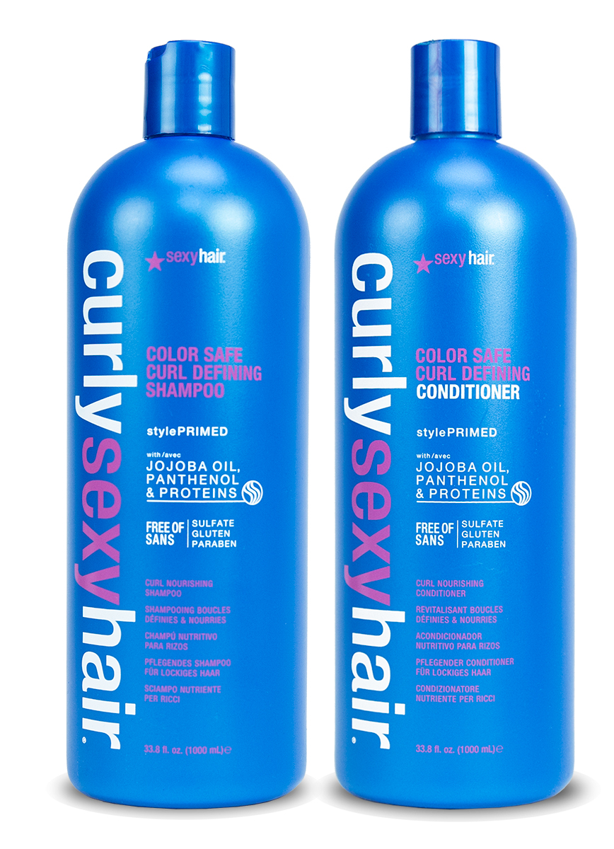 Sexyhair Curly Color Safe Paket 2x1000ml