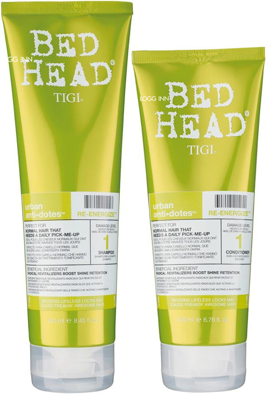 Tigi Bed Head Re-Energize Shampoo  Conditioner