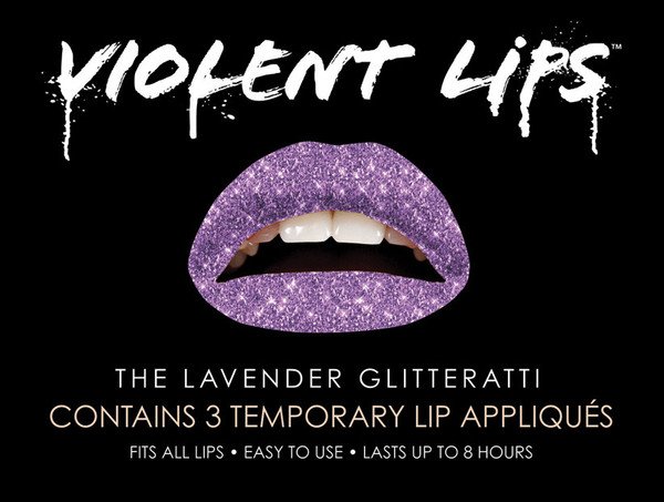Violent Lips Lavender Glitteratti
