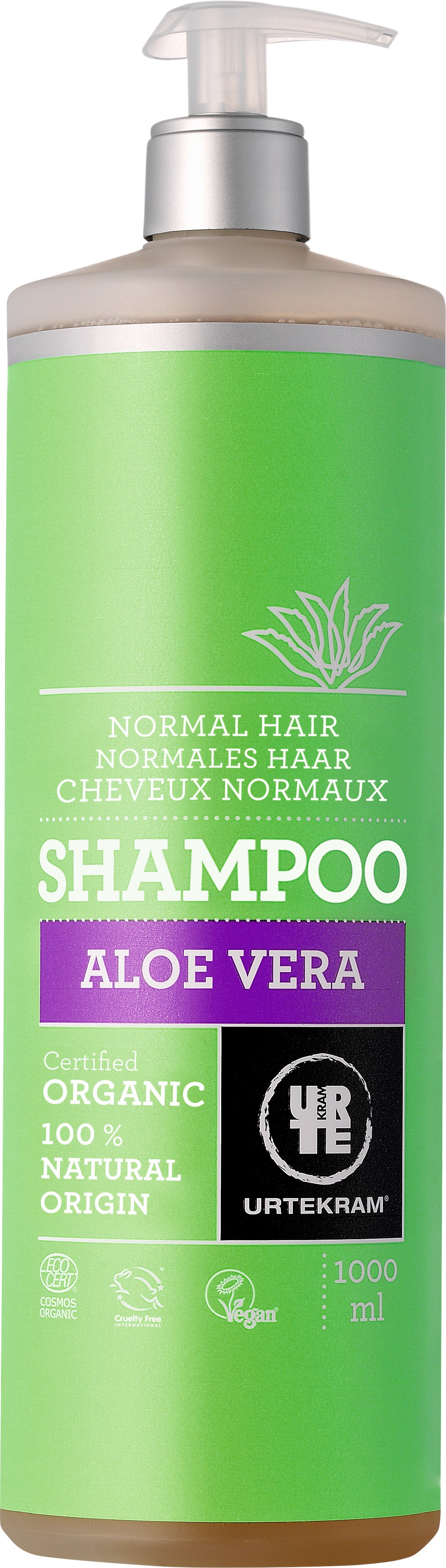 Urtekram Aloe Vera Shampoo Normal 1000ml
