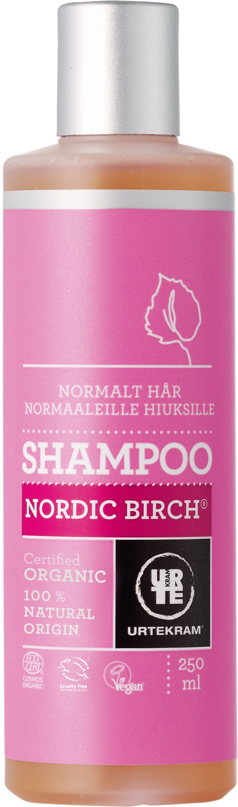 Urtekram Nordic Birch Shampoo Noramalt Hår 250ml