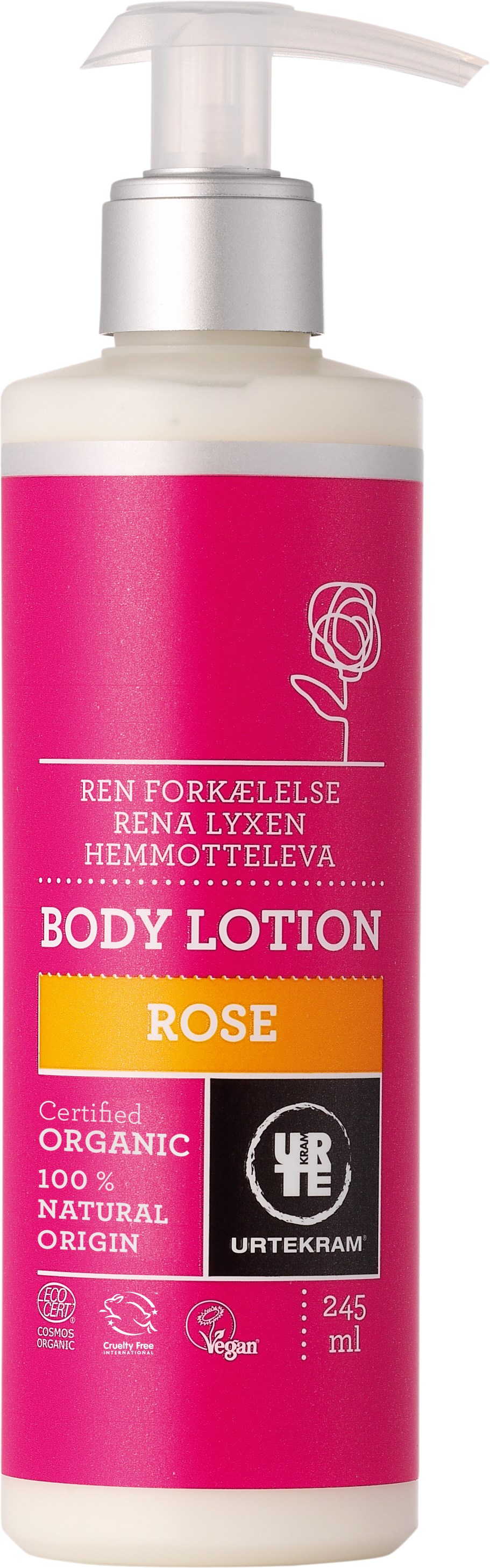 Urtekram Rose Body Lotion 245ml