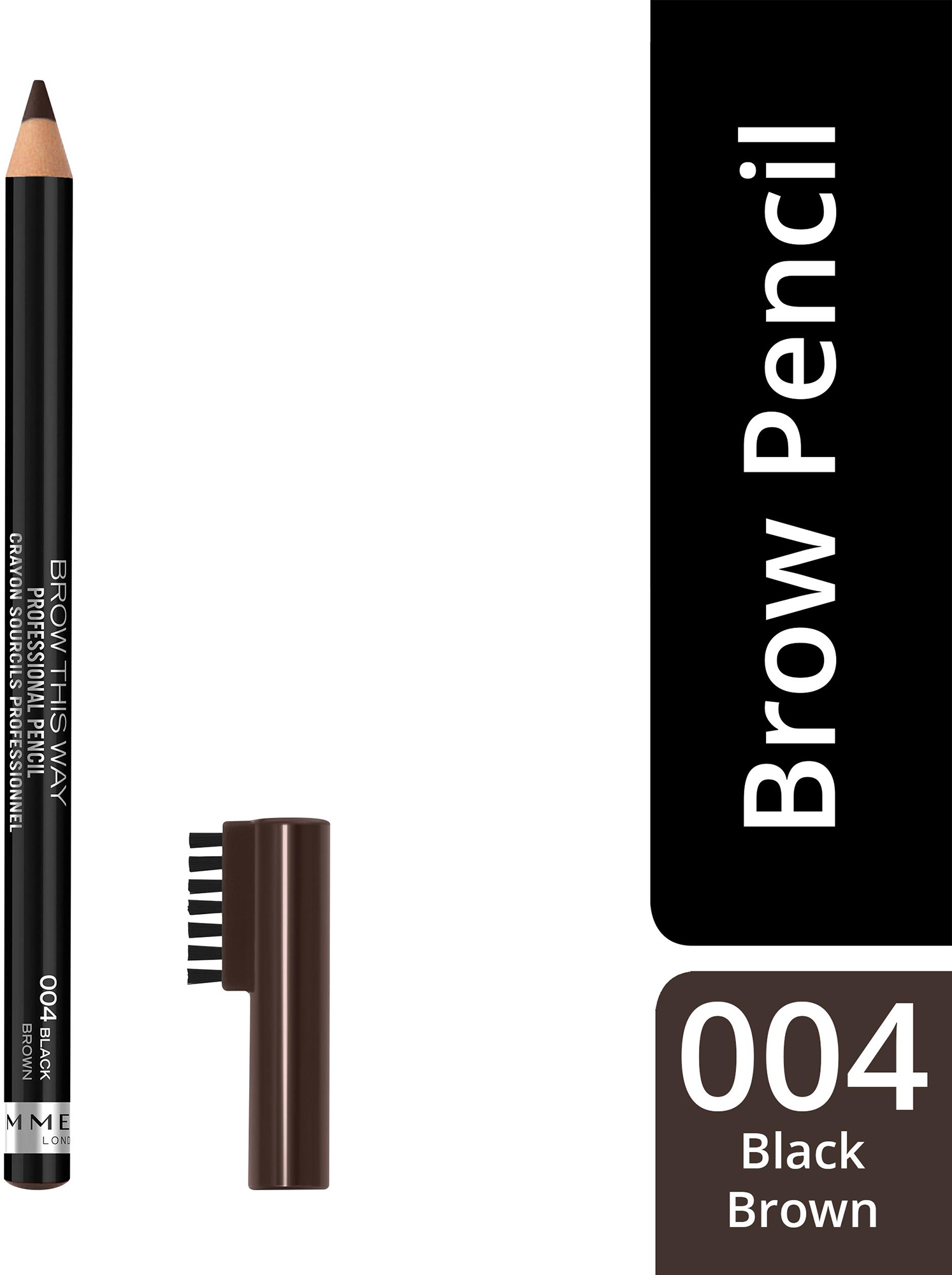 Rimmel Professional Eye Brow Pencil 004 Black Brown