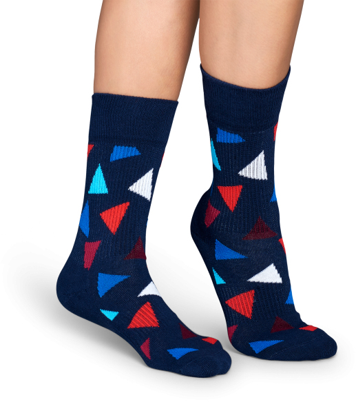 Happy Socks Athletic Triangle Blå S-M 36-40