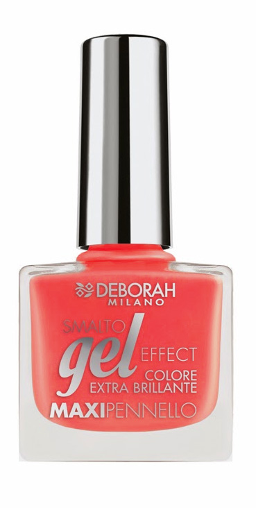 Deborah Gel Effect Nail Polish 10 Coral Flash