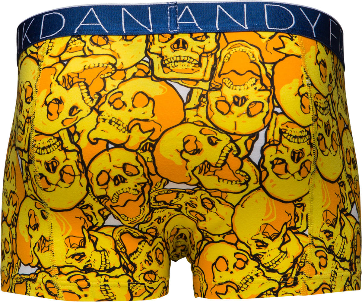 Frank Dandy Assorted Skulls Trunk Yellow S