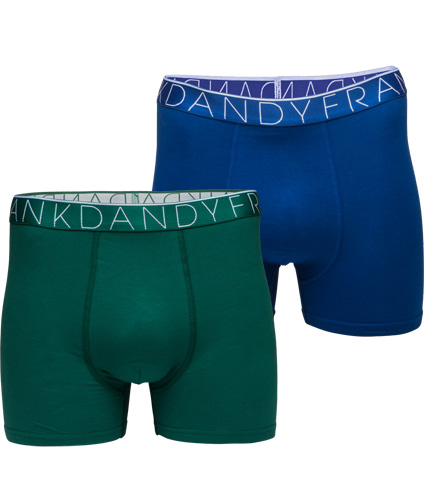 Frank Dandy 2-Pack Men Boxer Blue/Green S