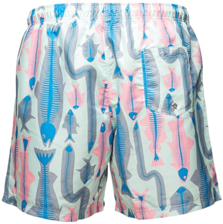 Frank Dandy Fishbone Bermuda Shorts Mint XL