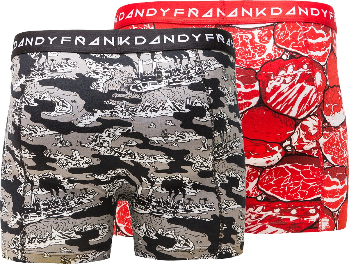 Frank Dandy 2-Pack Meat It/Pollution Boxer S