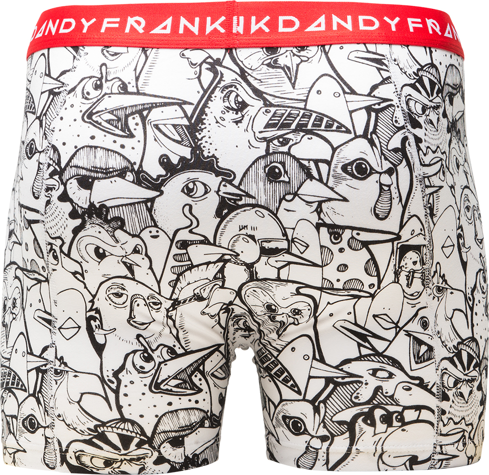 Frank Dandy Birds´n Egg Boxer White XL