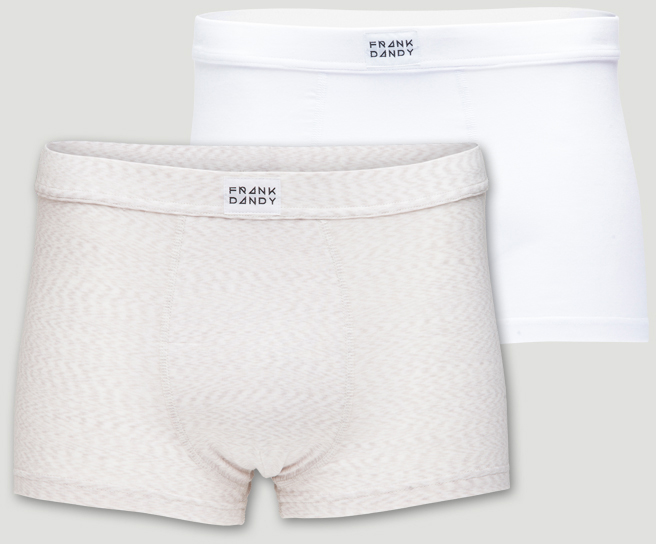 Frank Dandy Bamboo Trunk White/Space White 2-Pack S