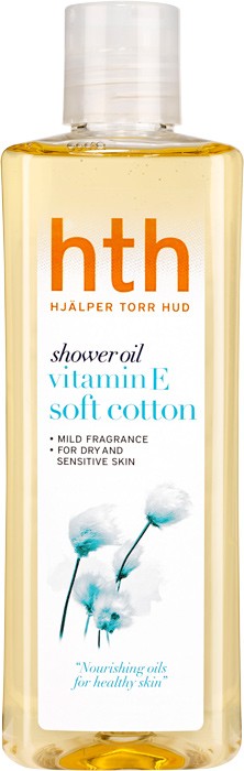 HTH Shower Oil Soft Cotton 250ml