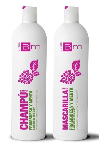 Blumin Raspberry & Mint Shampoo  Mask