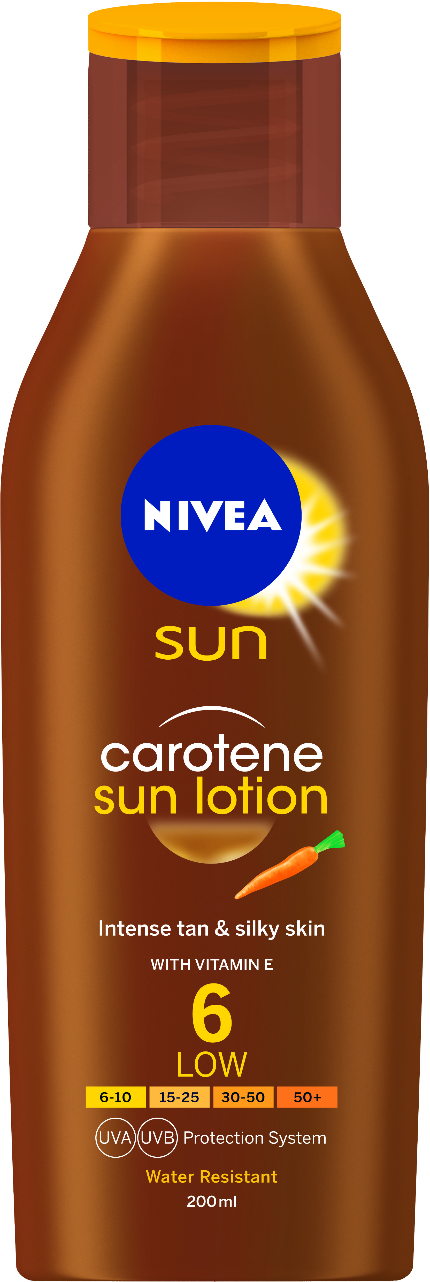 Nivea Carotene Sun Lotion SPF6 200ml