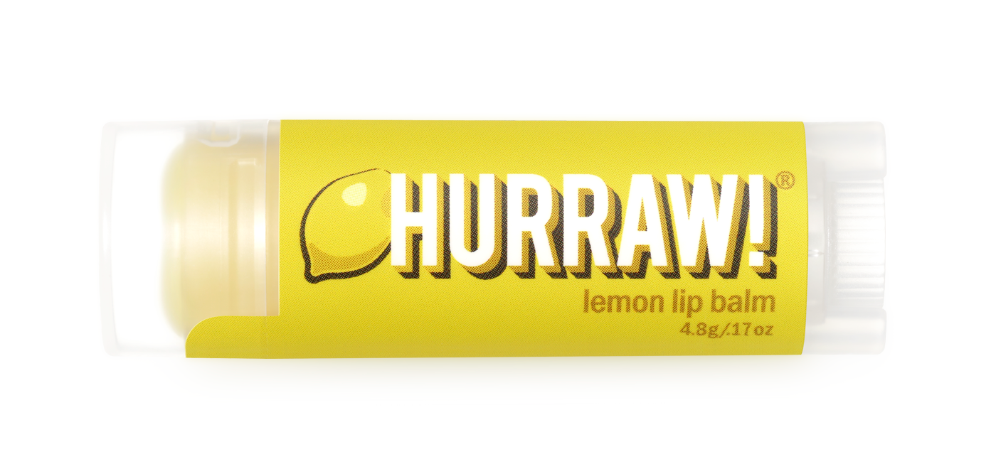 HURRAW! Lip Balm Lemon