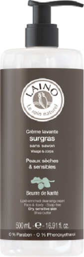 Laino Nourishing And Cleansing Cream With Shea Butter 500ml