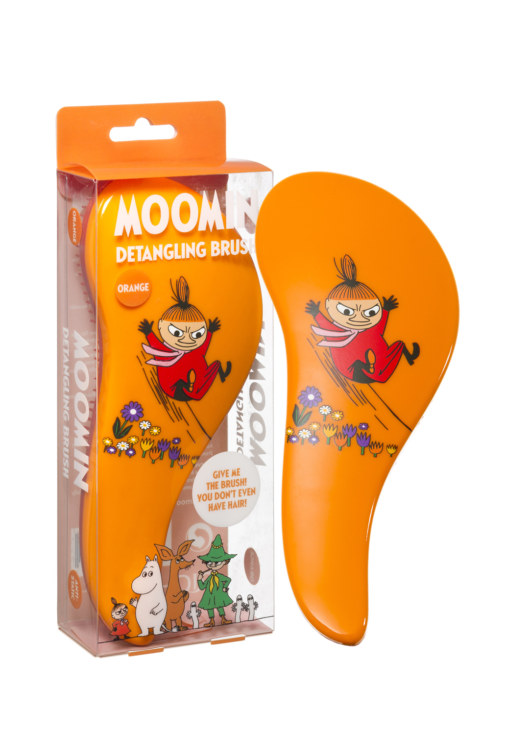 RICH Moomin Detangling Brush Orange Lilla My