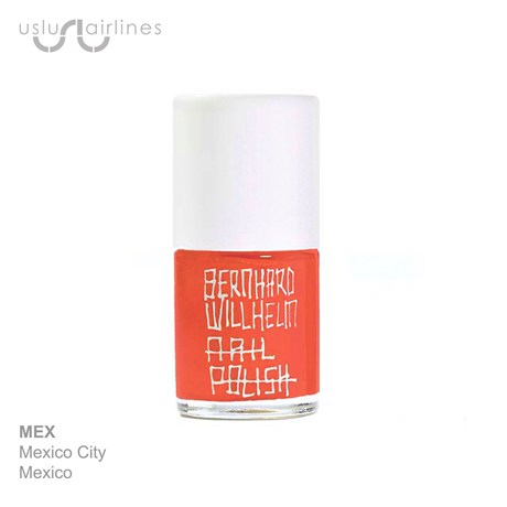 Uslu Airlines Bernhard Willhelm MEX Mexico City Neon Red