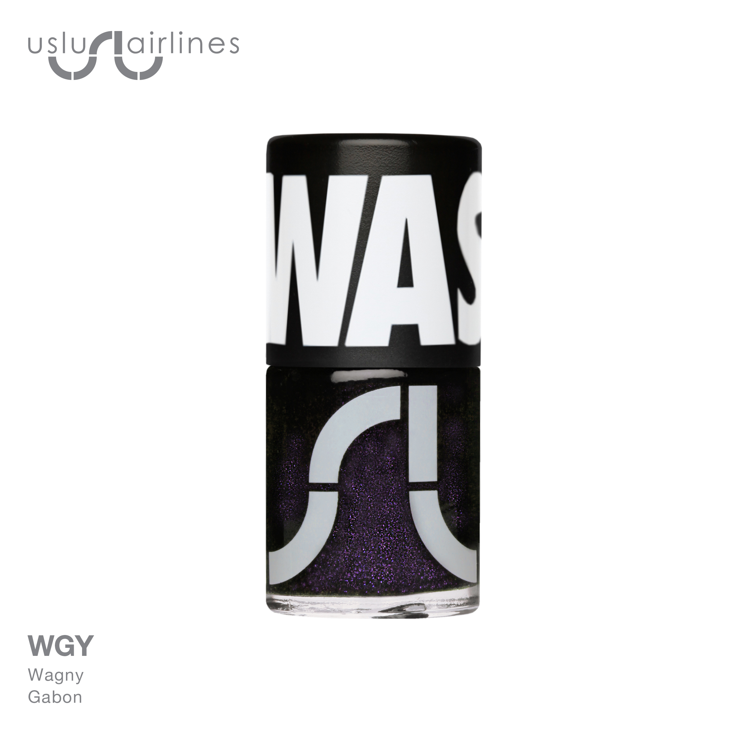 Uslu Airlines Collaborations WGY Wagny Black Sparkle