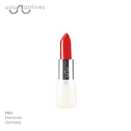 Uslu Airlines Lipstick HAJ Hannover Blued Red