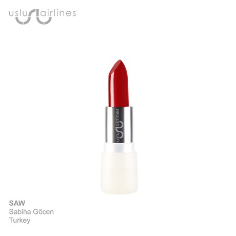 Uslu Airlines Lipstick SAW Sabiha Straight Red