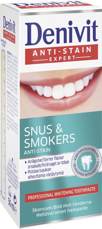 Denivit Tooth Snus & Smokers 50ml