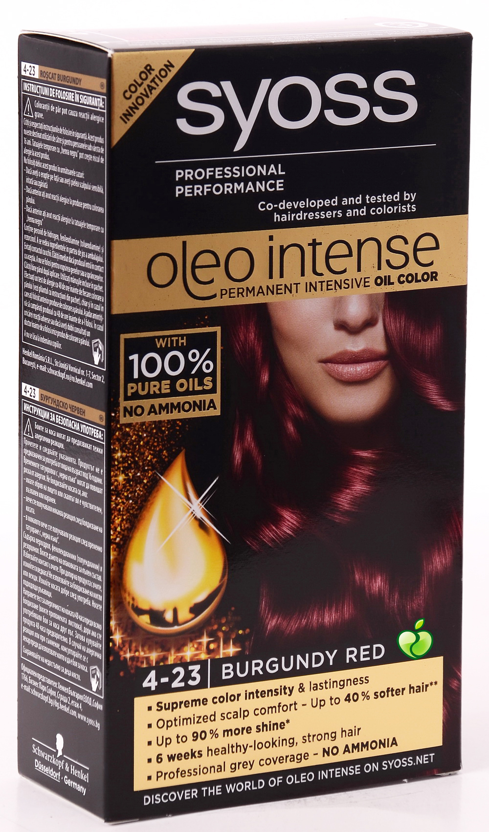 Syoss Color Oleo Intense 4-23 Burgundy Red