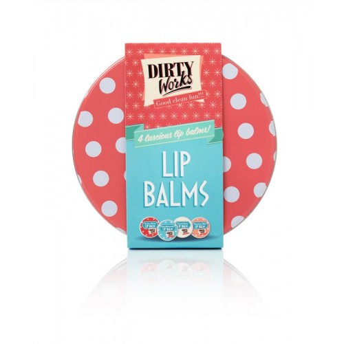 Dirty Works Lip Balm Collection 4x10g