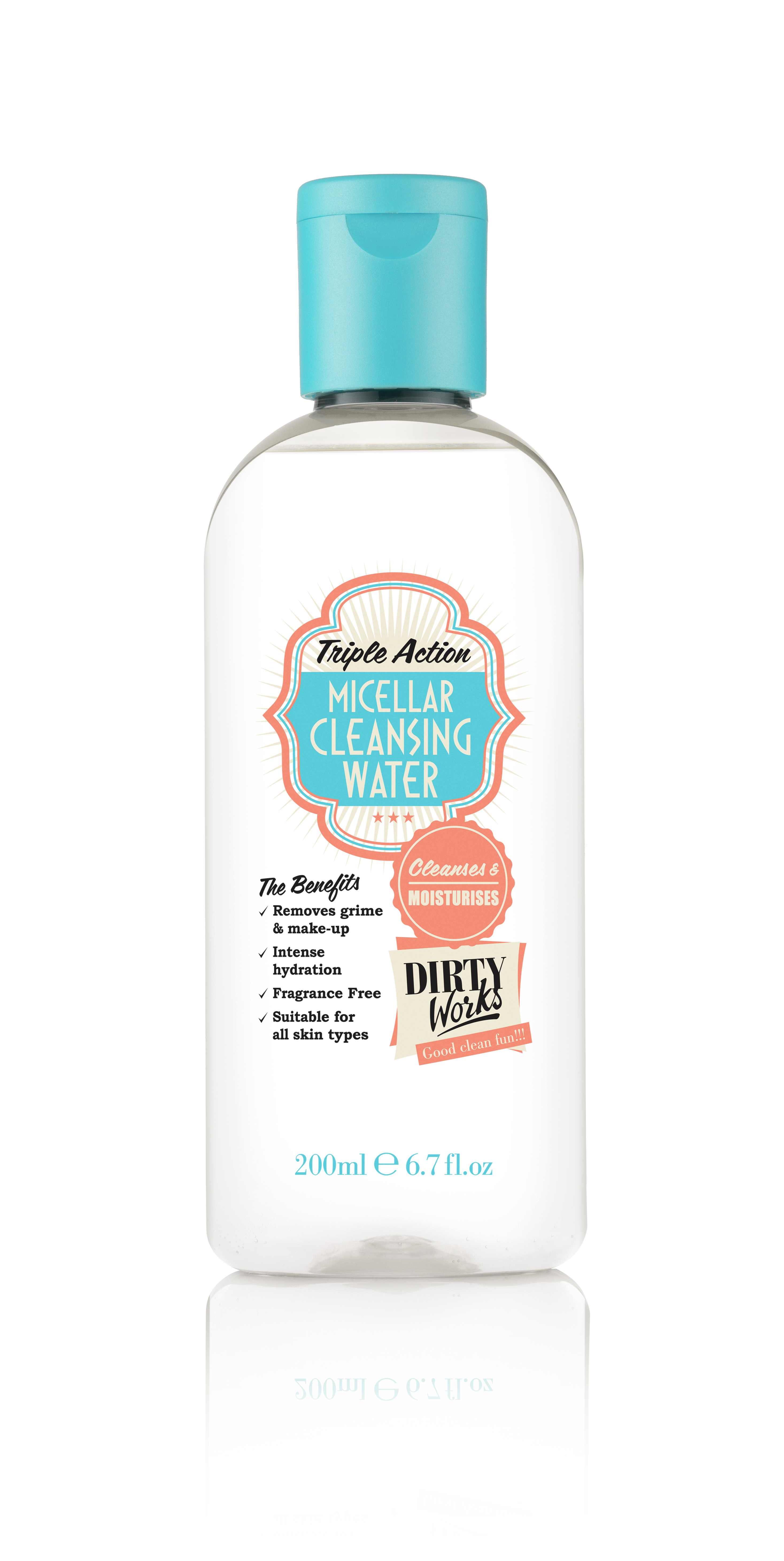 Dirty Works Triple Action Micellar Cleansing Water 200ml