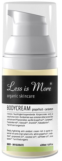 Less is More Body Cream Grapefruit Cardamom 30ml